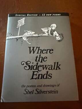 Vintage 1970s Where the Sidewalk Ends Special Edition by Shel Silverstein